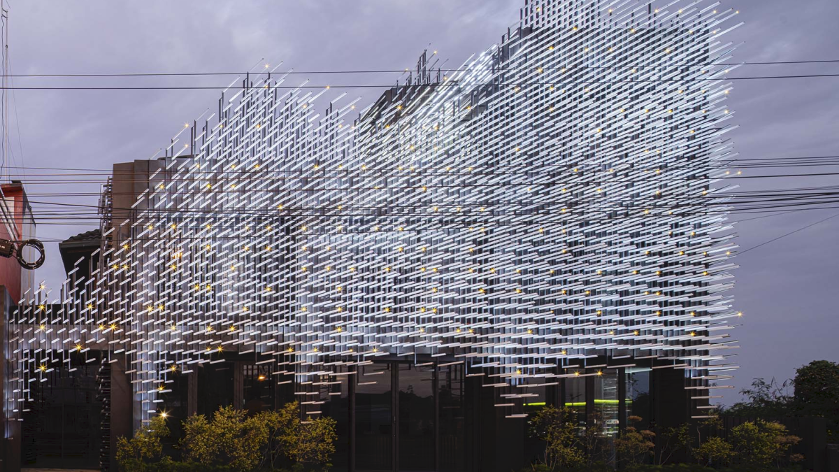 Museum of Modern Aluminum dazzles with intricate metallic facade